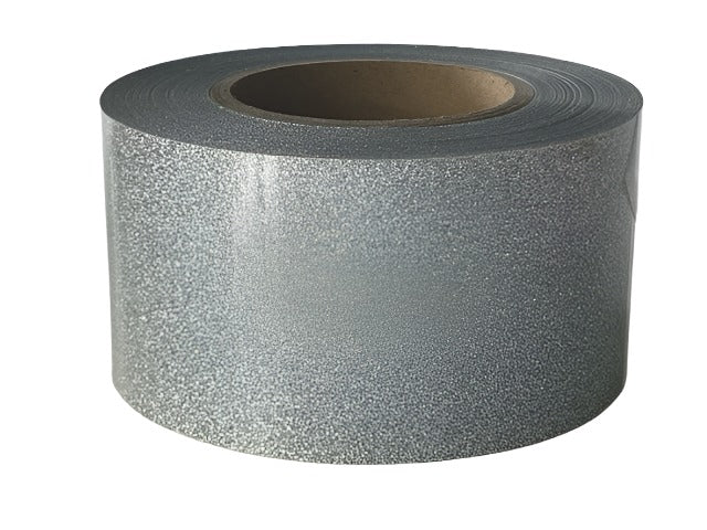 silver glitter vinyl hot fix