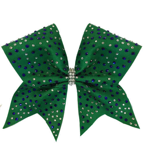 Shown using two strips with cobalt and crystal stones.