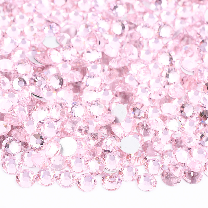 Light Pink Glass HotFix Rhinestones