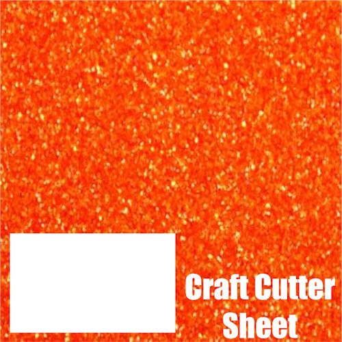 Florida Orange GlitterFlake™ Heat Transfer - Craft Cutter Sheet 12 X –  Cheer Bow Supply