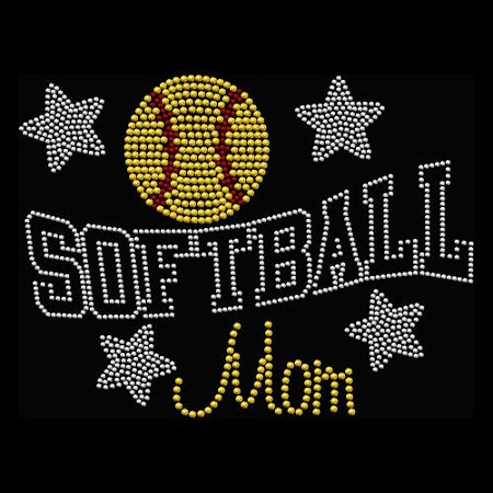 Baseball Mom - Chevron - Rhinestone and Vinyl Design