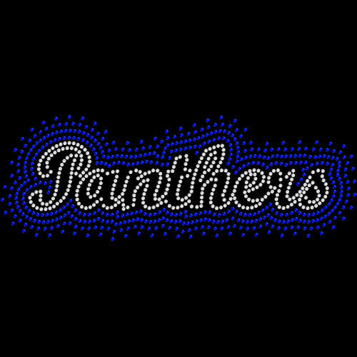 Eagles Spectacular Outline Text Rhinestone Transfer – Cheer Bow Supply