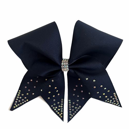 Rhinestones and Rainbows - Ombre Cheer Bow