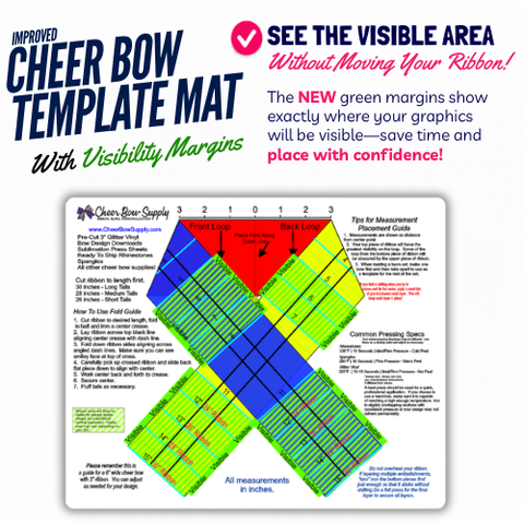 Cheer Bow Template Mats for Consistent Bow Making | Cheer Bow Supply