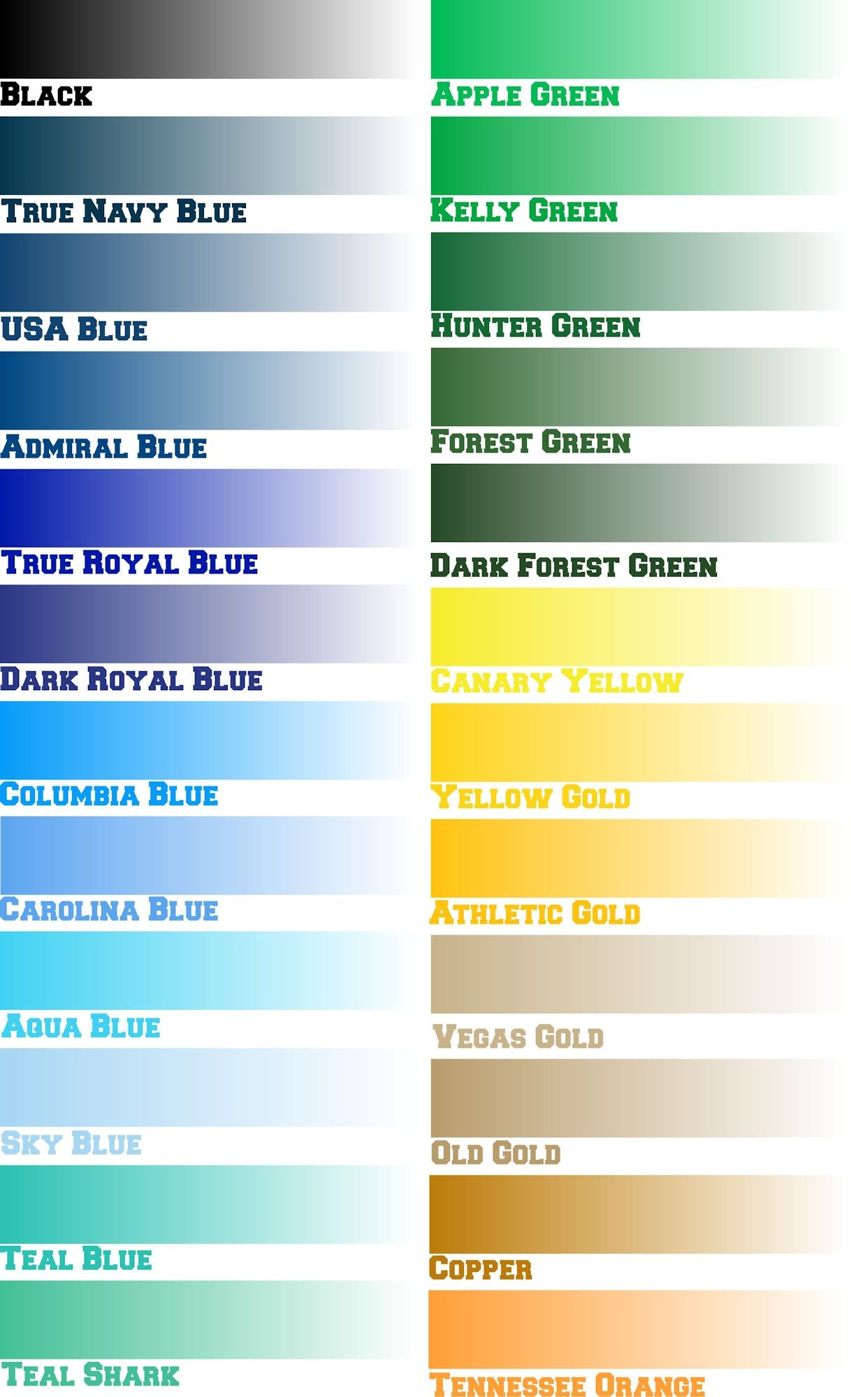 Three Color Gradient - Sublimation Transfer Sheet – Cheer Bow Supply
