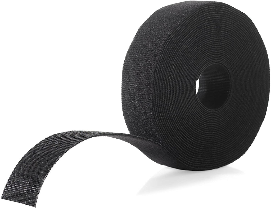 1.5 Black One Piece Double-Sided Velcro For Cheer Cuffs - 1 Foot